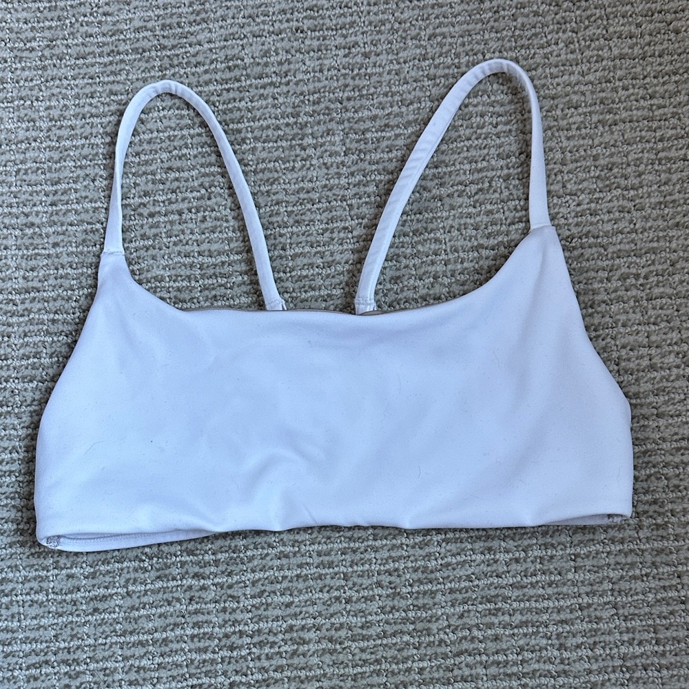 Lululemon Athletica White Sports Bra